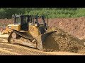 Cat D6R2 with Topcon 3D GPS spreading sand