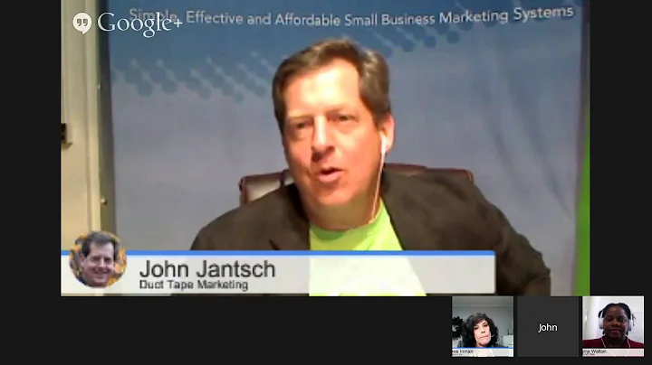 Check-In with Duct Tape Marketing Instructor John ...