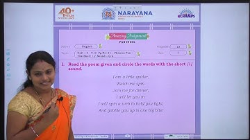 19TH OCT MH & DELHI CLASS I ENGLISH AMAZING ASSIGNMENT KEY