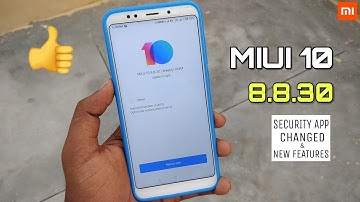 MIUI 10 8.8.30 New Update || Some New Features Unlocked