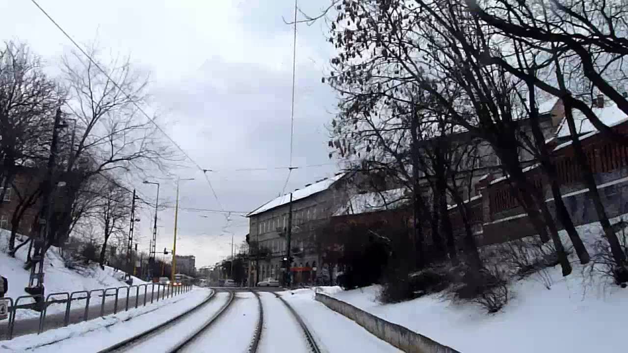 61-es villamos (Hűvösvölgy-Móricz Zsigmond körtér) /snow white edition :P/