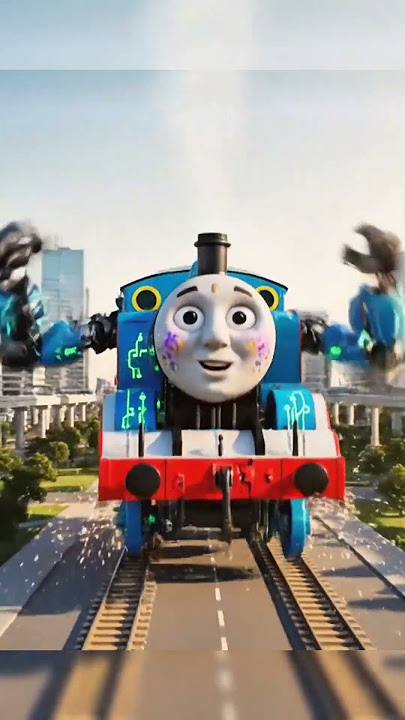 Thomas the Train Robot Dances Excitedly ~ Robot Kereta Api Thomas Joget Seru