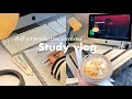 Weekend study vlog  cute cafe notes taking grocery store journaling and chilling