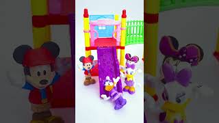 Satisfying Miniature Mickey Mouse Go Slide With Friends Asmr