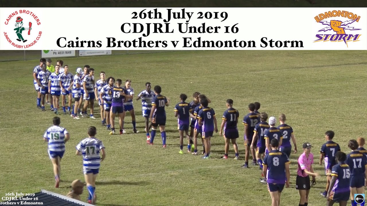 2019 CDJRL U16 Cairns Brothers v Edmonton Storm 26719 YouTube