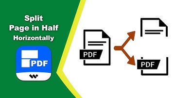 How to split a page in half horizontally in Wondershare PDFelement