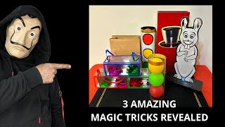 3 AMAZING TRICKS REVEALED 🎩🪄 #magic #tricks #trending #viral #viralvideo #trend #tutorial