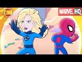 Aventuras de los superhéroes de Marvel | Spidey y la Mujer Invisible se enfrentan a Swarm