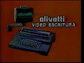 reclame de television olivetti