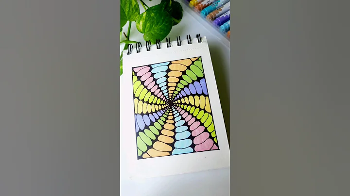 Easy zentangle pattern tutorial #art #zentangle #shorts #doodle #3d #trending