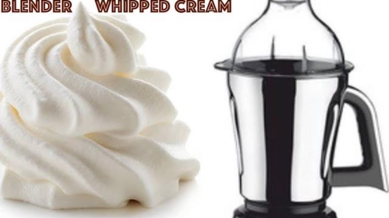 How to Make Whipped Cream in a Blender