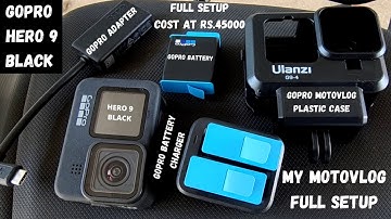 My new full motovlogging setup | Gopro hero 9 black for motovlogging | Gopro 9 essentials for vlog