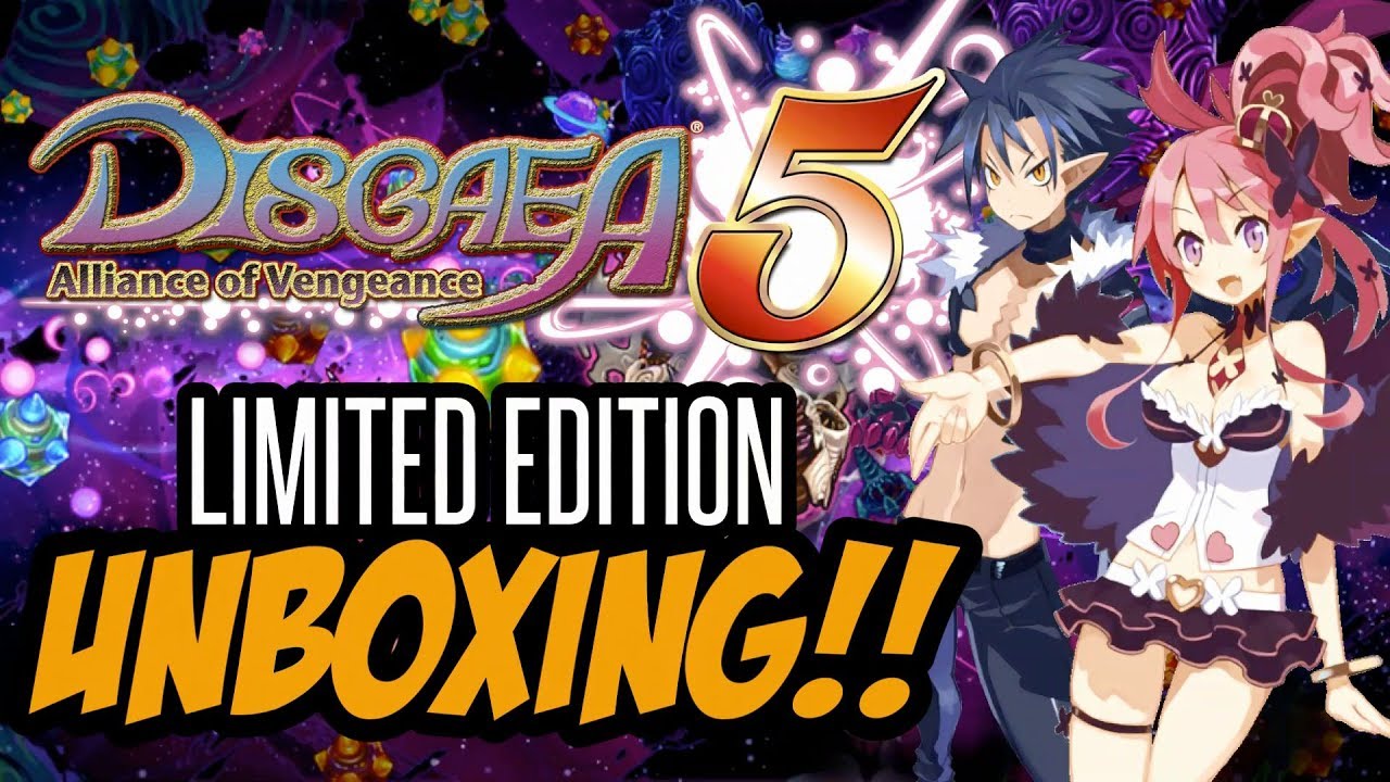 Disgaea 5 Complete - Limited Edition Unboxing!! [Nintendo Switch] - YouTube