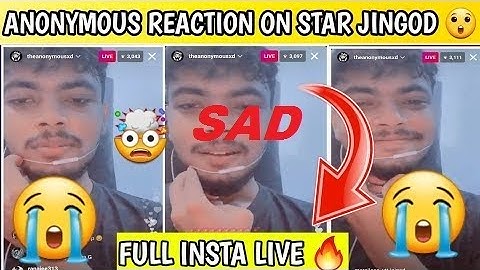 @Star ANONYMOUS LIVE 🔥 WITH STAR HASSAN INSTAGRAM