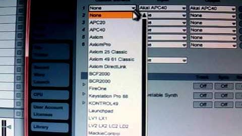 Tutorial for AKAI APC 40 with Ableton 8