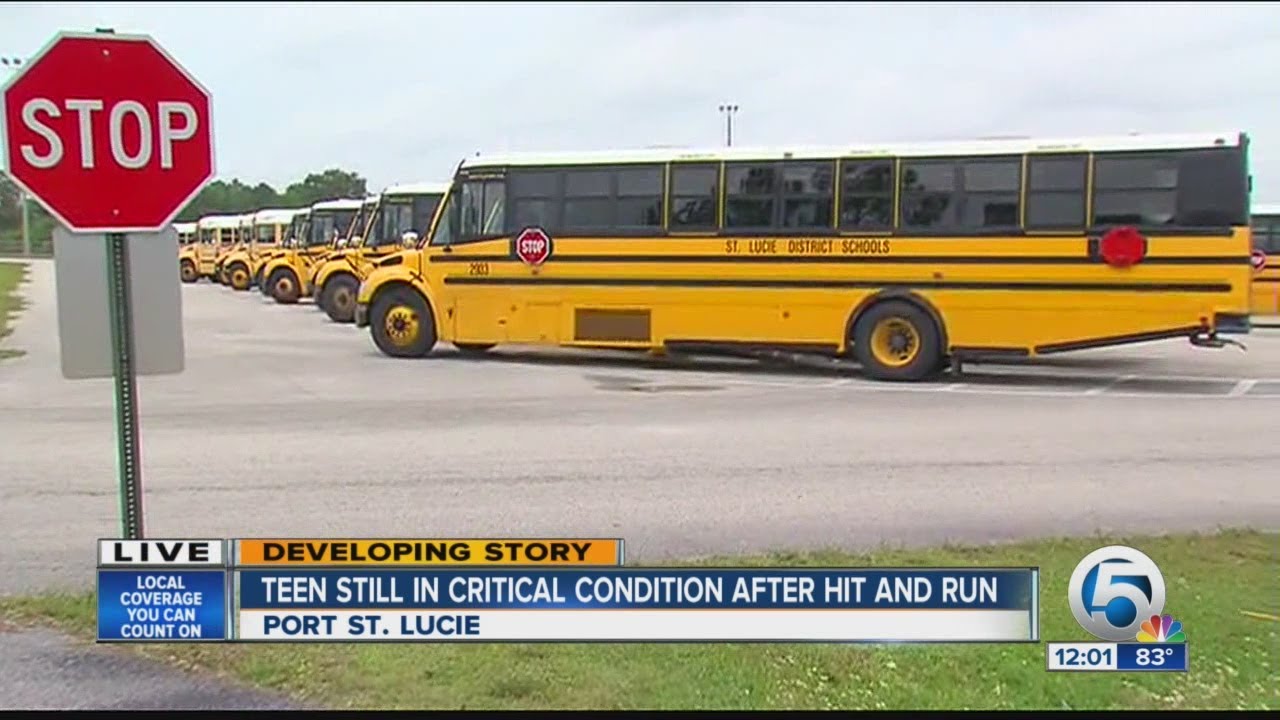 Teen still in critical condition after hit and run accident in Port St ...