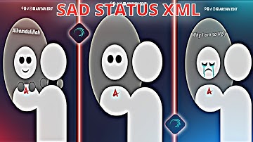 Broken Heart 💔 Attitude Presenting 🥵 Trend Xml | New Trend Xml | Alight Motion Trend Video Editing