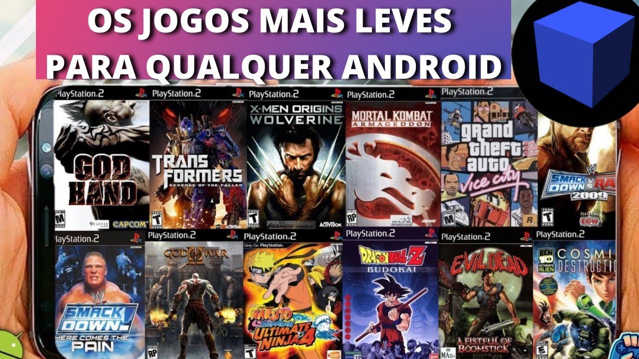 OS 10 MELHORES jogos LEVES de PS2 PARA o AetherSX2 