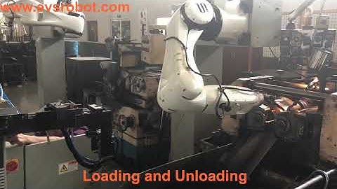robot SYR006 900 lathe loading and unloading 1