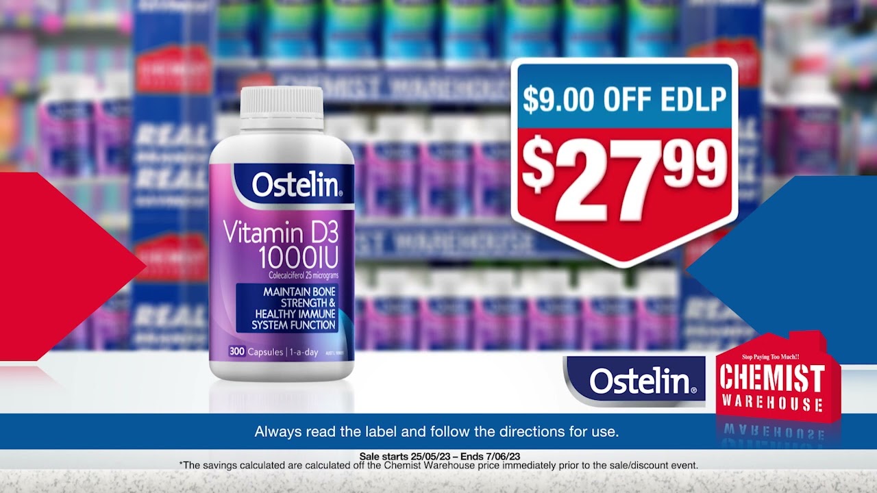 Get Into Chemist Warehouse For Ostelin!