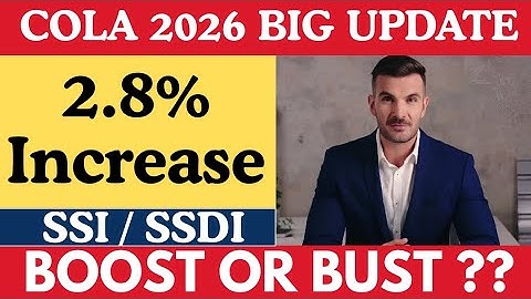 Social Security COLA 2026 UPDATE: 2.8% Boost or Bust? You Need to Watch This!