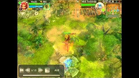 Heros of Order & Chaos epic Dragon kill