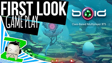 BOID - FIRST LOOK - GAMEPLAY - RTS GAME TUTORIAL BETA