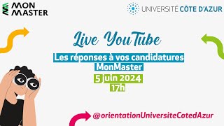 ‍ Les réponses à vos candidatures MonMaster