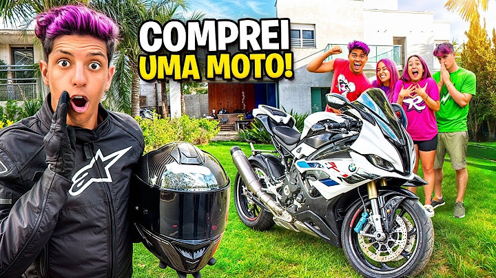 COMPREI UMA MOTO SUPER SPORTIVA *Sofri um acidente ?