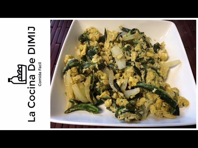 Chilacas con huevo (Rajas con huevo) - YouTube