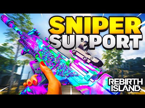 My Favorite Sniper Support Class for Rebirth Island Warzone [Best WSP 9 Sniper Support]