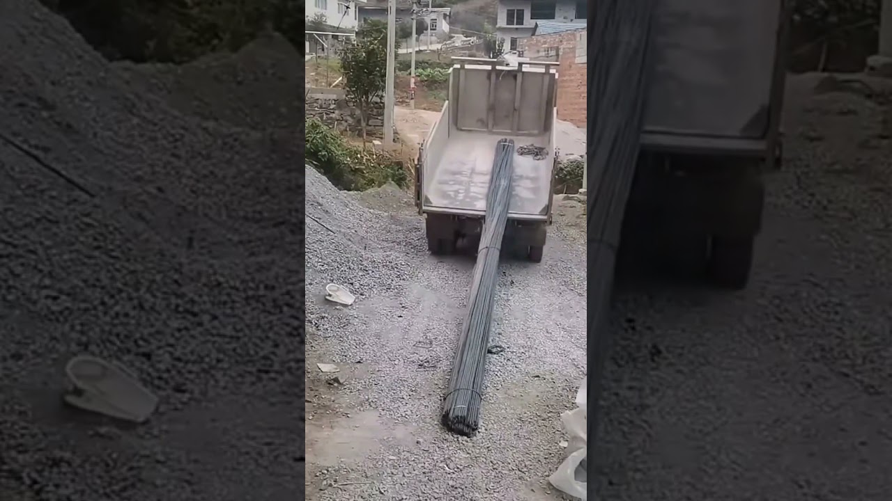 This is the process of placing iron into a truck properly and correctly. 