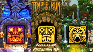 Temple Run 2 Spooky Ridge Vs Temple Run Vs Temple Run Oz - Endless Run Gameplay