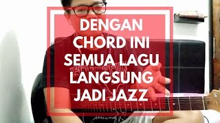 auto keren - lagu biasa akan bernuansa jazz dengan chord ini #tutorial