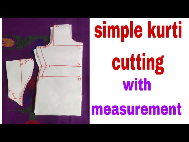 simple Suit cutting kaise karen? - YouTube