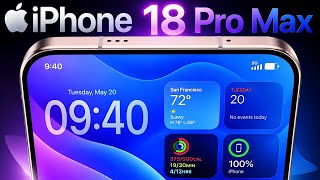iPhone 18 Pro Max - Apple's Most Insane Camera Upgrade Yet
