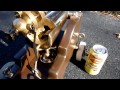 8 ga Strong antique yacht cannon demonstration