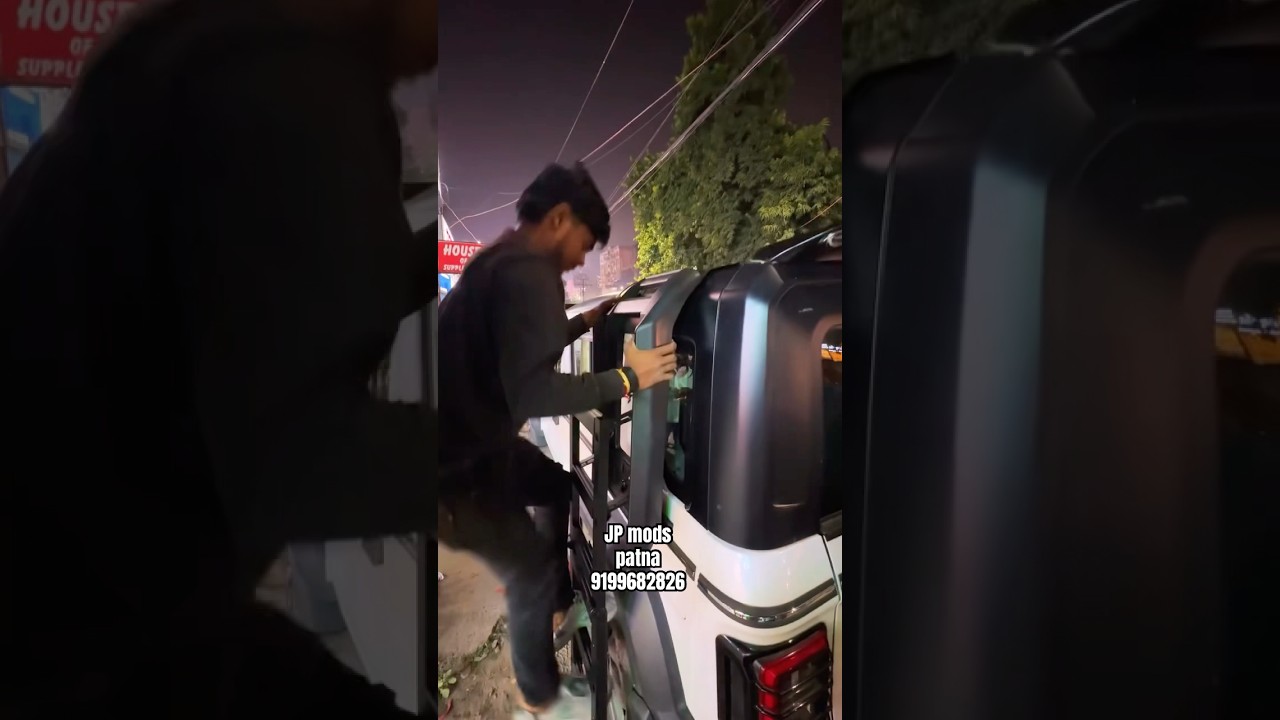 THAR ROXX modified || BOX & Ladder || defender lights || spoiler 