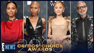 Ariana Grande, Angelina Jolie & More Celebs | Critics Choice Awards 2025 | E! News