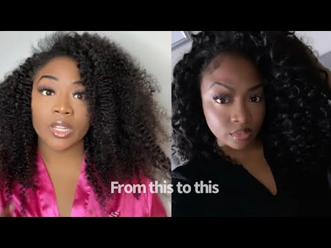 video about Clip in Hair Extension Jerry Curl