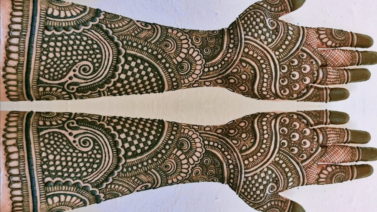 EASY DULHAN MEHENDI DESIGNS | NEW BRIDAL HENNA MEHNDI DESIGN FOR ...