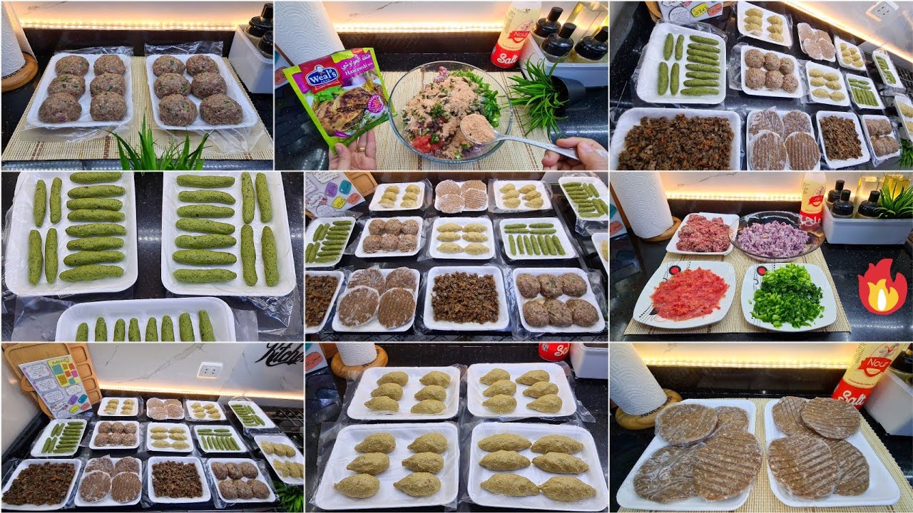 تفريزات رمضان🌜اكلات على التسويه فى 10 دقائق⏰️ من لا مفروم مليت سفرتى بأفضل الأكلات لمحدودى الدخل💸