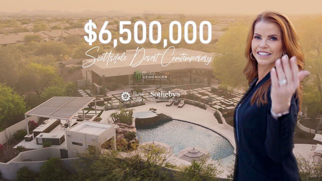 Scottsdale Desert Contemporary Luxury Home presented by Michele Geweniger 9202 E Hualapai Dr