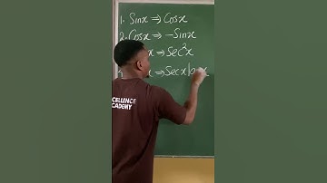 Differentiation of trigonometric functions #shorts #differentiation #derivatives