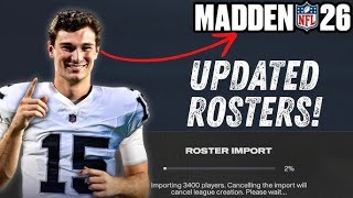 UPDATED ROSTERS AFTER 2026 DRAFT! ONLINE FRANCHISE MONEY LG STEELERS vs Bengals