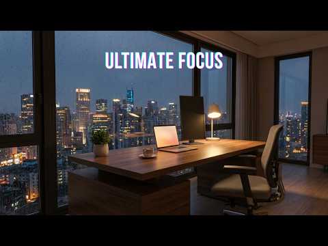 THE ULTIMATE NIGHT WORKSPACE — Deep Work Music for Study & Productivity