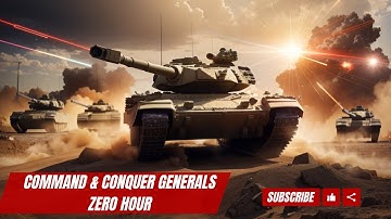 USA Laser - Command & Conquer Generals Zero Hour   1 vs 5 HARD Gameplay