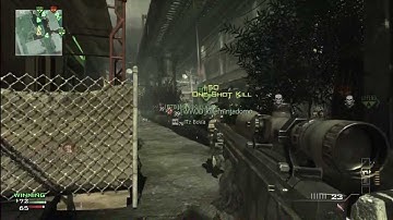 Modern Warfare 3 Random Throwing Knife / Silent Quickscope