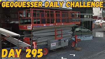 A unique set of countries! Geoguessr daily challenge day 295!