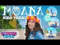 Moana - Fun Kids Workout Videos! | A Cosmic Kids Yoga Adventure!